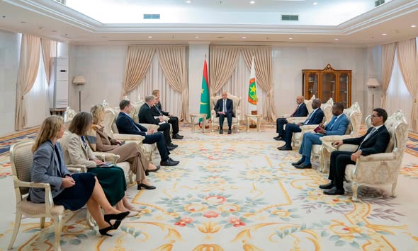 الرئيس غزواني ووزير الخارجية الألماني يبحثان تعزيز التعاون بين موريتانيا وألمانيا
