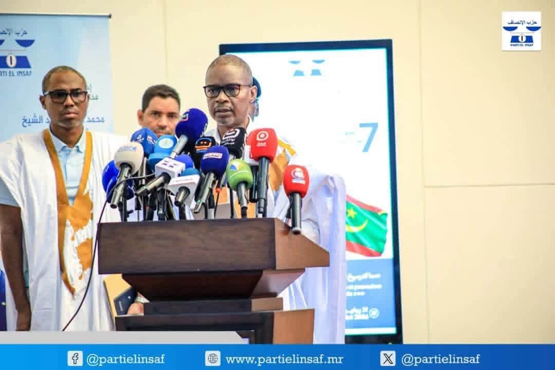ولد بلال: حزب الإنصاف سيواصل التعبئة السياسية ومواكبة تنفيذ البرنامج الرئاسي